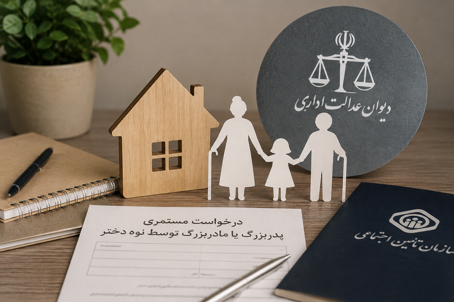 دریافت مستمری پدربزرگ یا مادربزرگ توسط نوه دختر